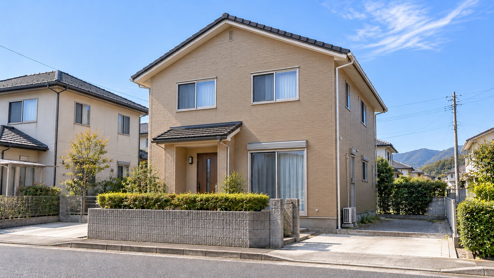 塗り替え後の住宅の外観イメージ